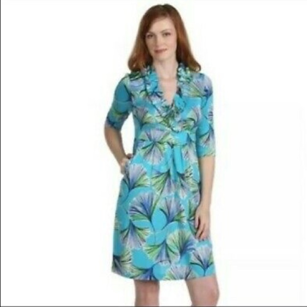 Lilly Pulitzer Blayney Ruffle Lets Get Ginky Dress
